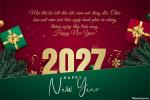 Viết lời chúc lên thiệp chúc mừng năm mới 2027