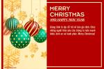 Tạo thiệp chúc Giáng sinh Noel an lành, hạnh phúc