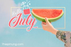Bộ sưu tập ảnh bìa Facebook tháng 7 - Hello July giải nhiệt cho mùa hè