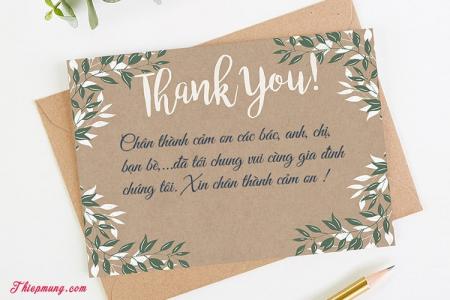 Tạo thiệp cảm ơn online độc đáo