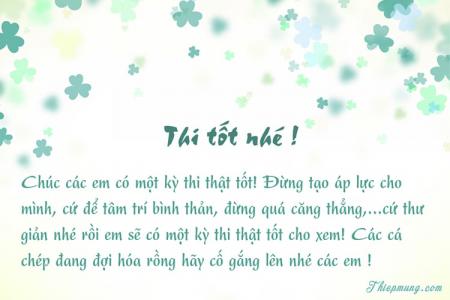 Tạo thiệp chúc may mắn cỏ ba lá