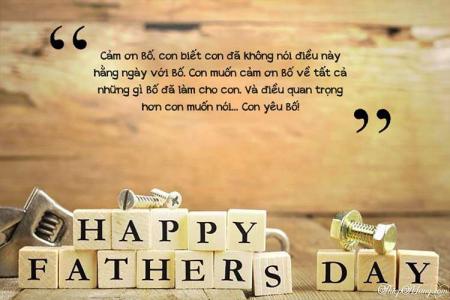 Thiệp chúc mừng ngày của cha - Happy Father's Day ý nghĩa