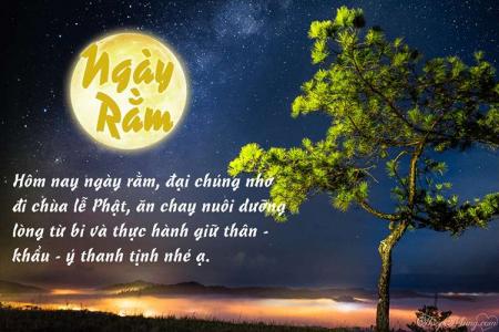 Tạo thiệp 15 âm lịch - Thiệp ngày rằm đẹp miễn phí