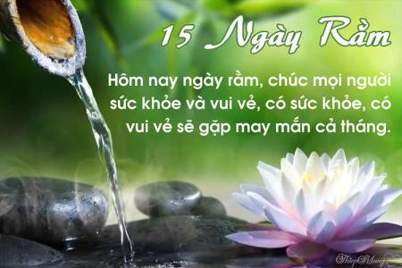 Tạo thiệp ngày rằm với hoa sen ý nghĩa