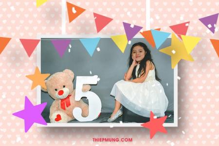 Tạo thiệp chúc mừng sinh nhật video đơn giản mà tuyệt đẹp