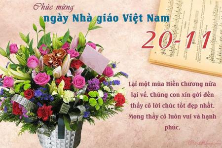 Làm thiệp chúc mừng ngày 20/11 Nhà giáo Việt Nam 2022