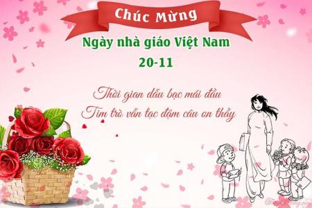 Tạo thiệp chúc mừng ngày nhà giáo Việt Nam 20/11