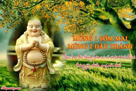 Tạo thiệp chúc đầu tháng, mùng 1 âm an lành ý nghĩa