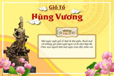 Lời chúc ngày Giỗ tổ Hùng Vương 2025 ý nghĩa nhất