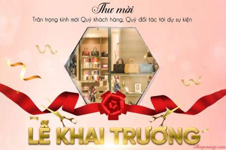 Mẫu thư mời khai trương công ty đẹp với hình ảnh của bạn