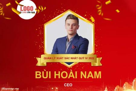 Mẫu avatar khung vinh danh cá nhân, nhân viên xuất sắc