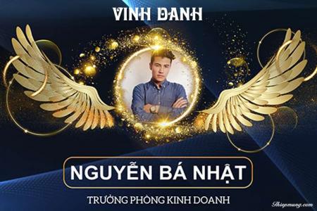 Tạo avatar vinh danh cá nhân đẹp sang trọng