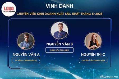 Bảng vàng vinh danh nhân viên xuất sắc mới nhất 2025