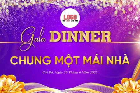 Mẫu background gala dinner công ty sang trọng