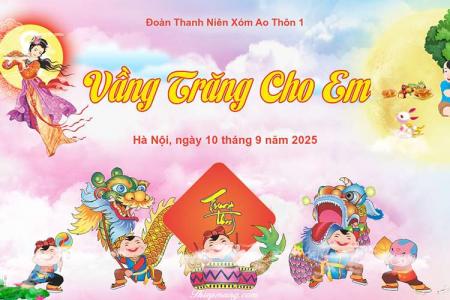 Miễn phí mẫu backdrop trung thu màu sắc