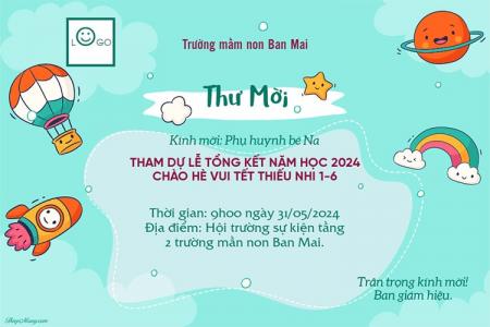 Tạo thư mời các sự kiện dành cho trường học và cơ sở giáo dục