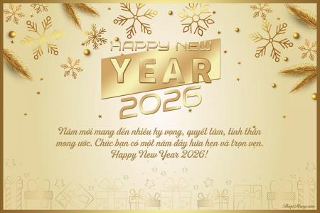 Tạo thiệp chúc mừng năm mới 2026 online