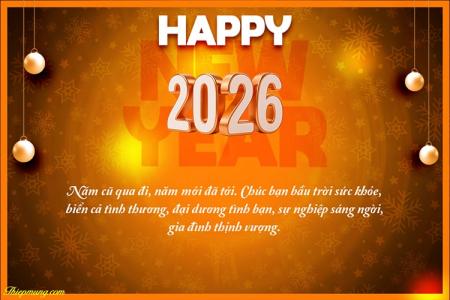 Tạo thiệp  năm mới 2026