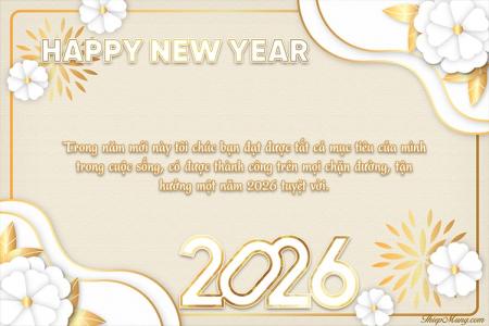 Tạo thiệp chúc mừng năm mới 2026 trực tuyến
