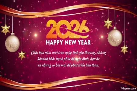 Làm video chúc mừng năm mới 2026 với lời chúc của bạn