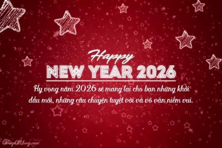 Viết lời chúc trên video chúc mừng năm mới 2026