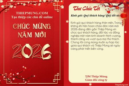 Mẫu thư chúc Tết Bính Ngọ 2026
