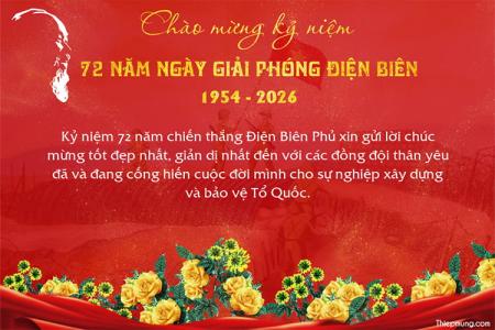 Chào mừng kỷ niệm 72 năm ngày giải phóng Điện Biên