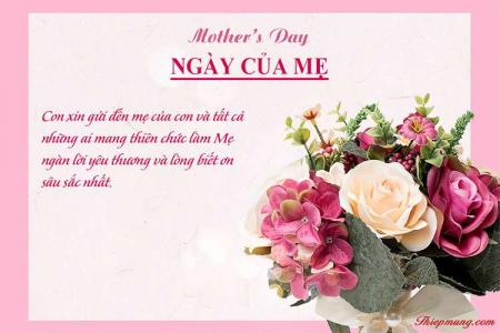 Hình ảnh thiệp hoa cho Ngày của mẹ đẹp và ý nghĩa nhất