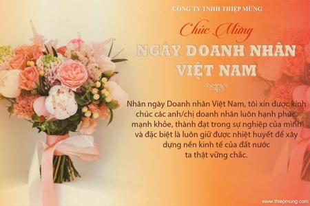 Tạo ảnh chúc mừng ngày doanh nhân Việt Nam ý nghĩa nhất