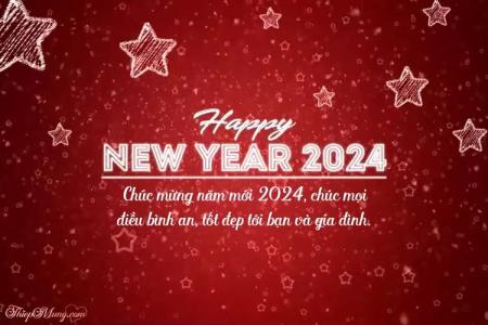 Viết lời chúc trên video chúc mừng năm mới 2024