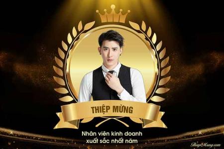 Tạo khung vinh danh các cá nhân xuất sắc kèm theo ảnh