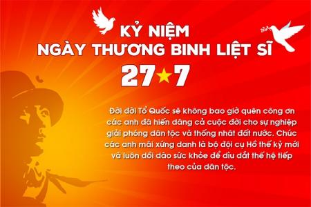 Tạo thiệp 22/7 ngày Thương binh Liệt sĩ đẹp mới nhất