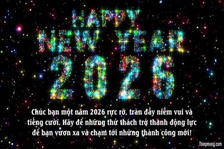 Tạo video Countdown đếm ngược chào năm mới 2026