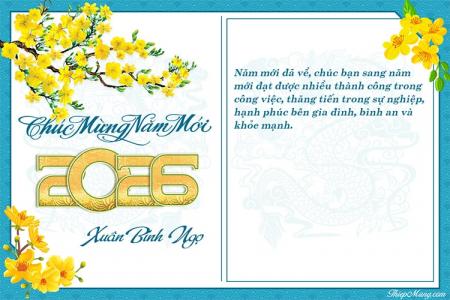 Tạo thiệp chúc Tết năm mới Bính Ngọ 2026