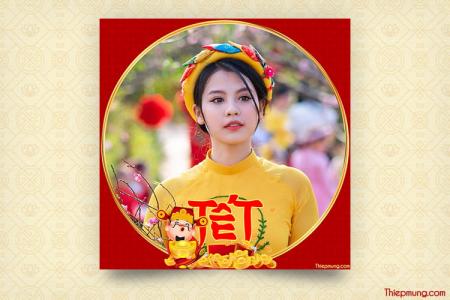 Avatar, khung ảnh thần tài chúc Tết 2026