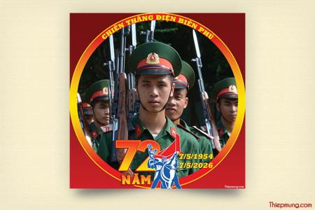 Khung ảnh đại diện kỷ niệm 72 năm chiến thắng Điện Biên Phủ