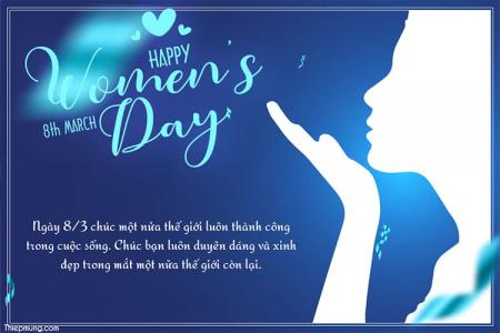Tạo thiệp chúc mừng 8/3 dành tặng người yêu