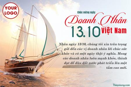 Thiệp chúc mừng ngày doanh nhân Việt Nam 2026