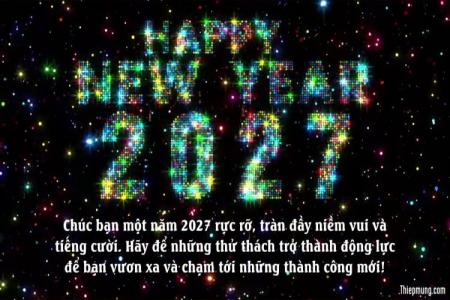 Tạo video Countdown đếm ngược chào năm mới 2027