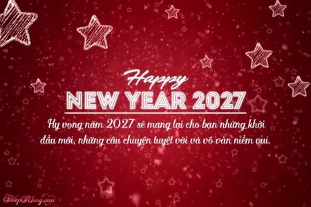 Viết lời chúc trên video chúc mừng năm mới 2027