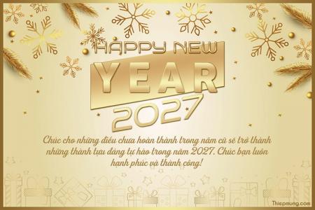 Tạo thiệp chúc mừng năm mới 2027 online