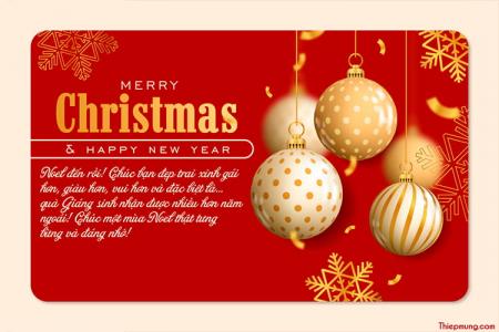 Tạo thiệp chúc mừng Noel và năm mới 2027