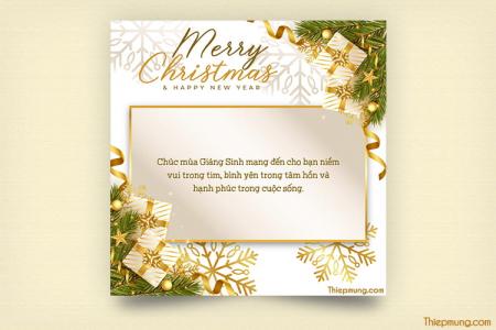 Hình ảnh chúc mừng Giáng sinh đẹp và ý nghĩa nhất