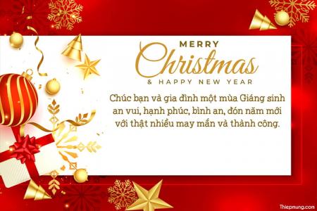 Viết thiệp Giáng sinh - Tạo thiệp Merry Christmas lấp lánh ý nghĩa