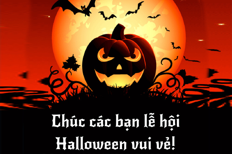 Thiệp Halloween đẹp tạo online