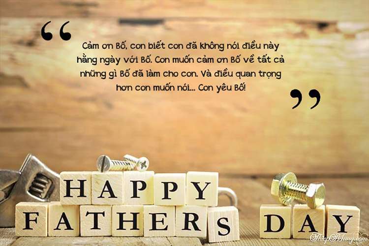 Thiệp chúc mừng ngày của cha - Happy Father's Day ý nghĩa