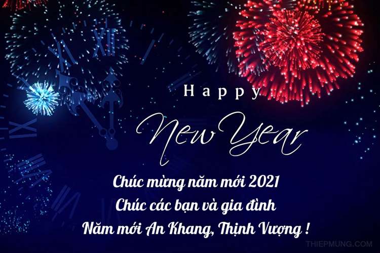 Tạo thiệp chúc mừng năm mới 2021 online