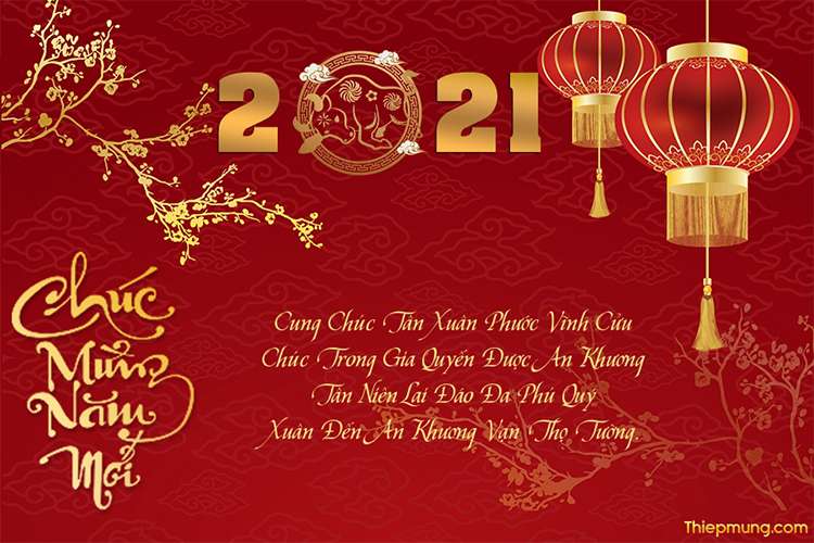Mời tải về bộ thiệp tết, thiệp chúc mừng năm mới 2021 mới nhất - Hình 8