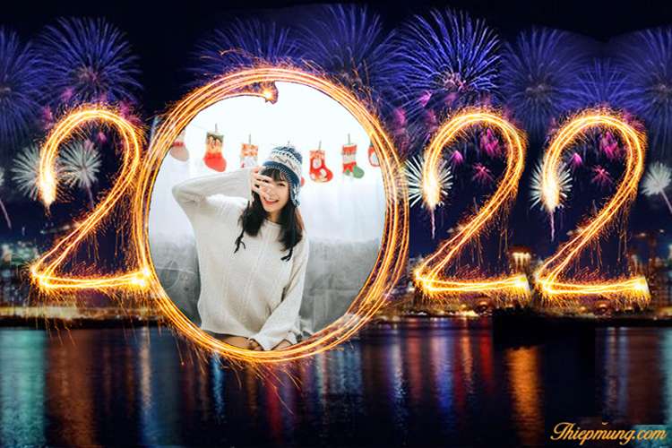 Khung ảnh năm mới 2022, thiệp năm mới 2022