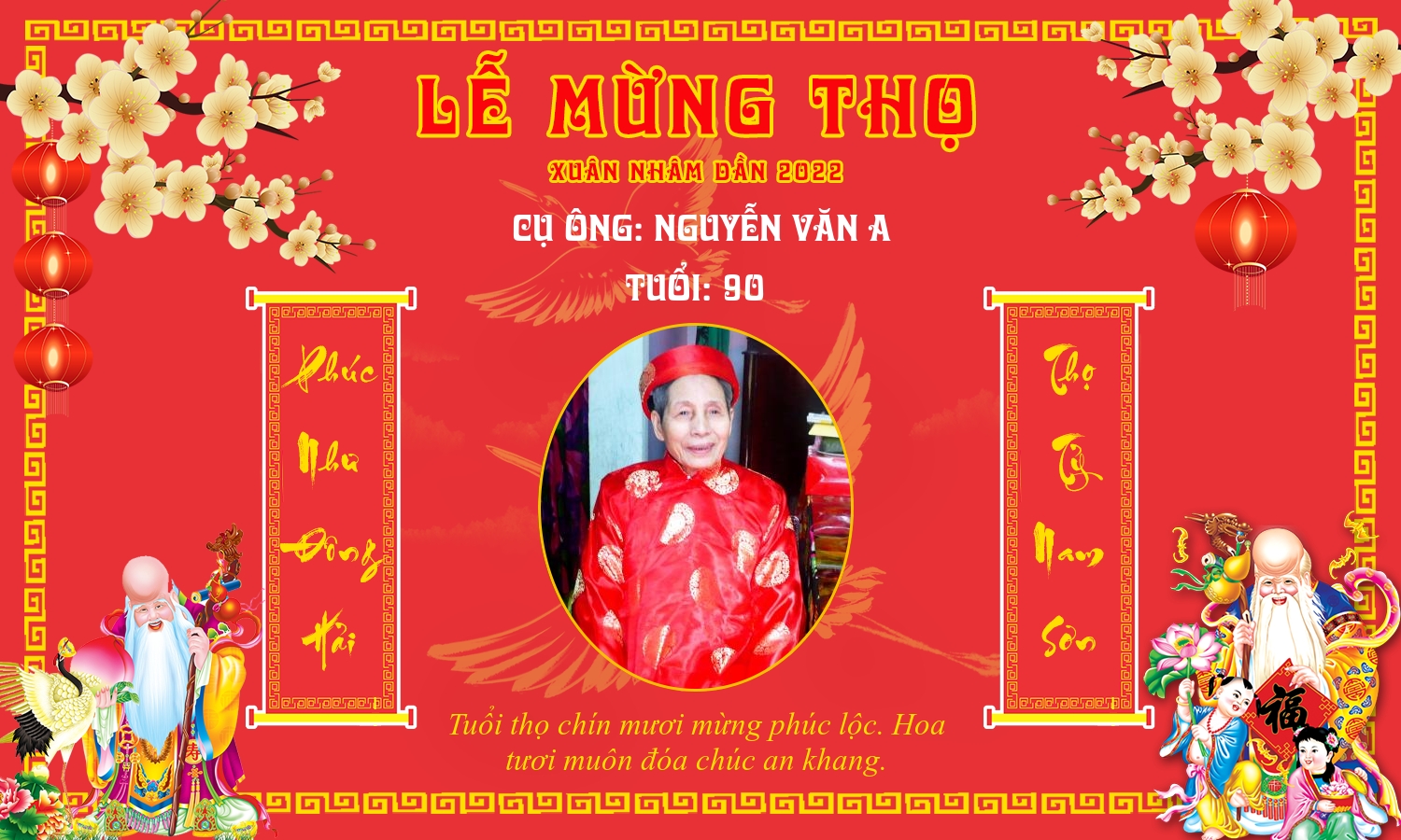 Chụp Ảnh Lễ Mừng Thọ